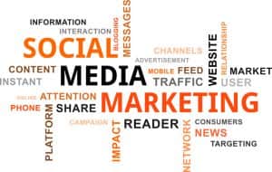 word cloud – social media marketing